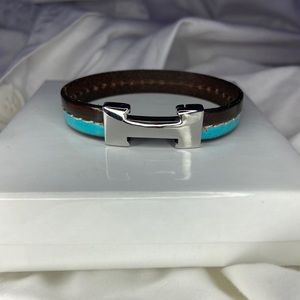Leather Clasp Bracelet